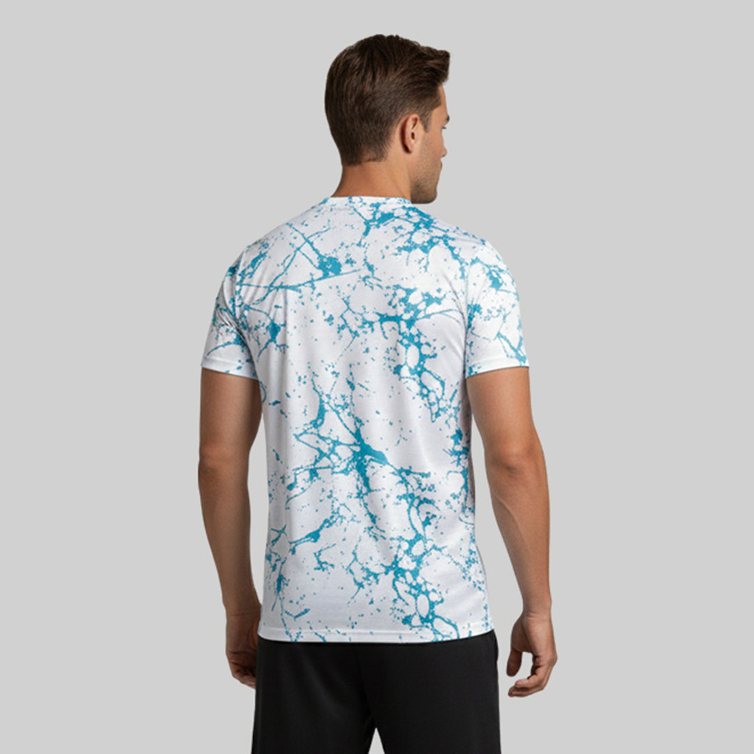Men Half Sleeve Round Neck Printed T-shirt