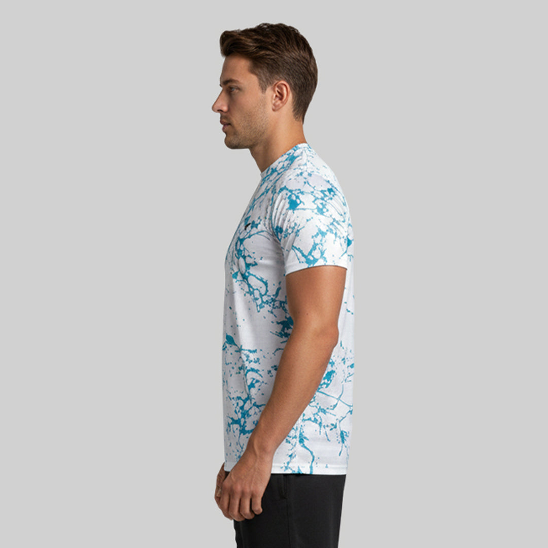 Men Half Sleeve Round Neck Printed T-shirt