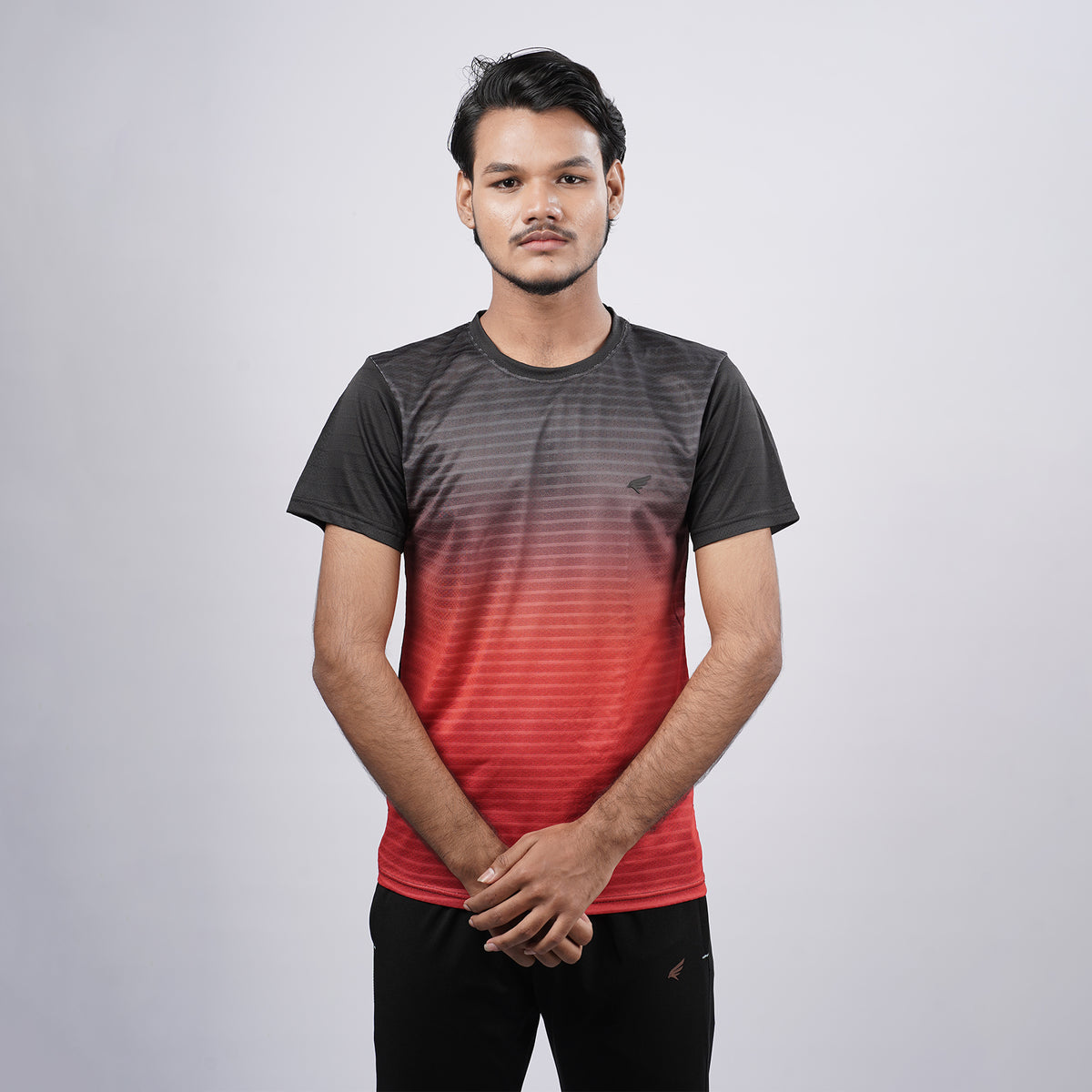Men Half Sleeve Round Neck Sportswear T-shirt
