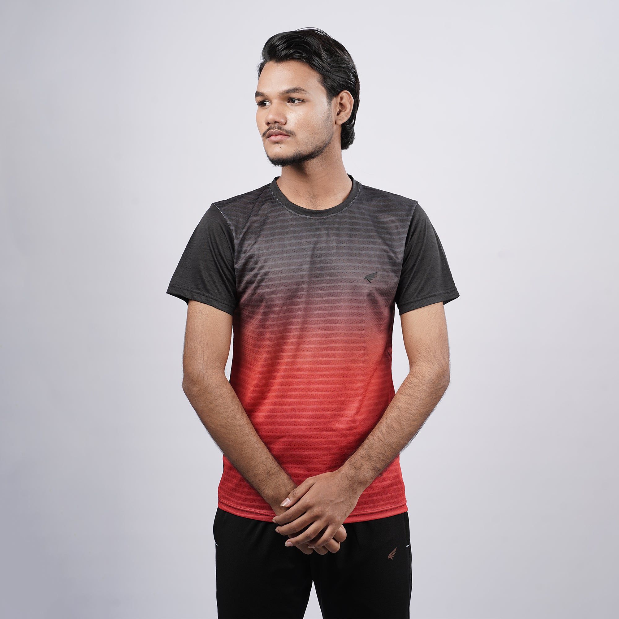 Men Half Sleeve Round Neck Sportswear T-shirt