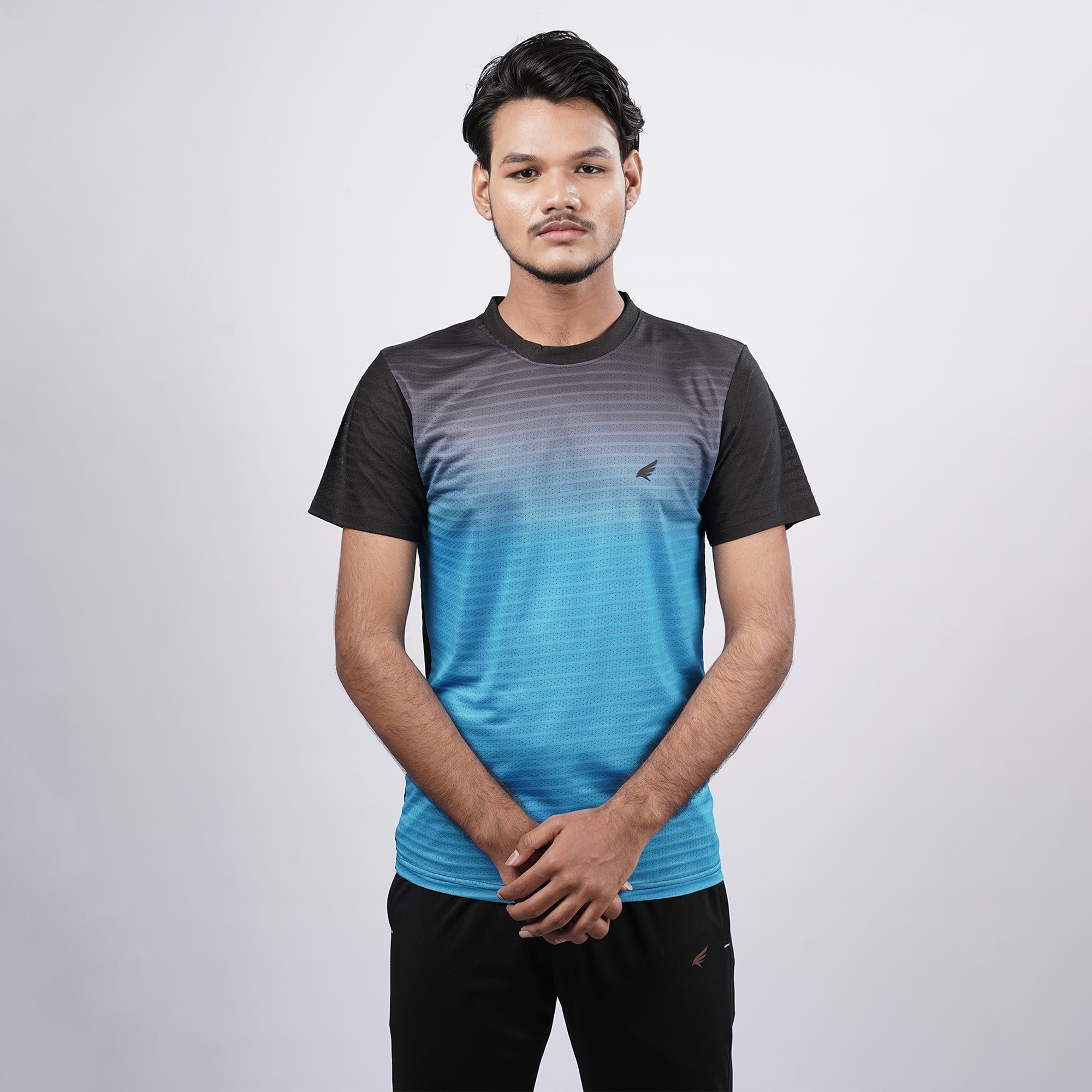 Men Half Sleeve Round Neck Sportswear T-shirt