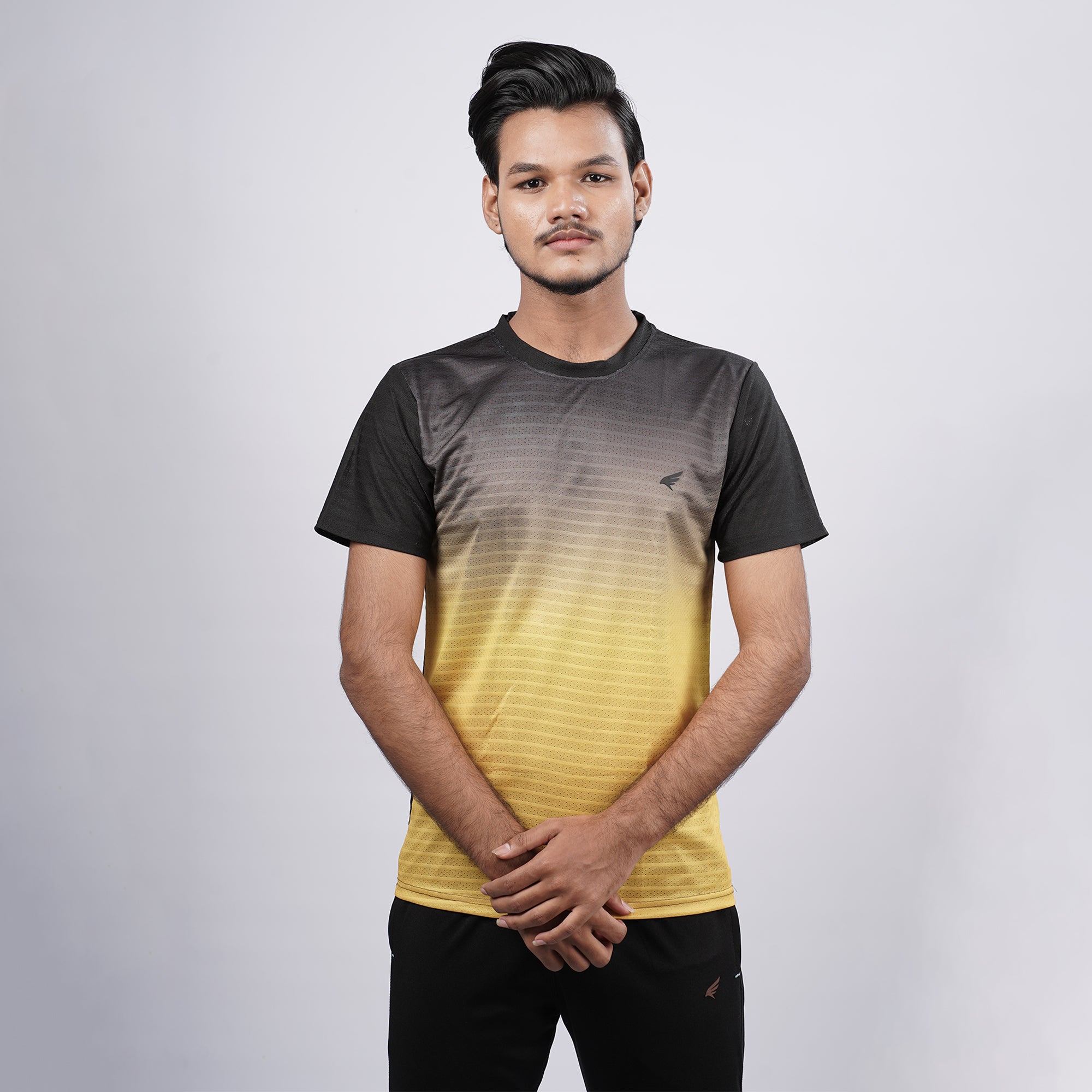 Men Half Sleeve Round Neck Sportswear T-shirt