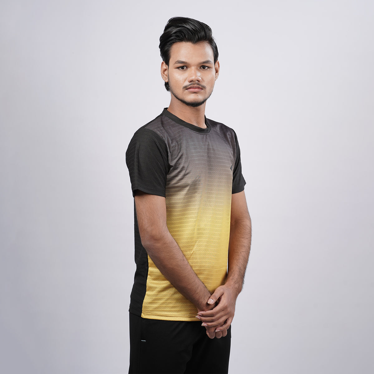 Men Half Sleeve Round Neck Sportswear T-shirt