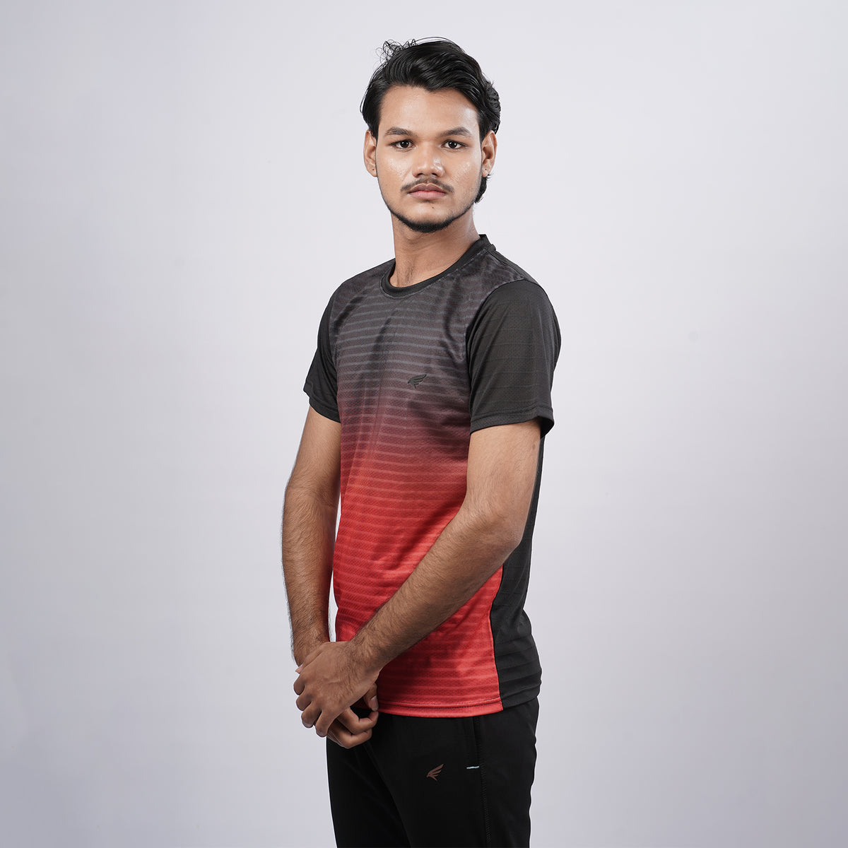 Men Half Sleeve Round Neck Sportswear T-shirt