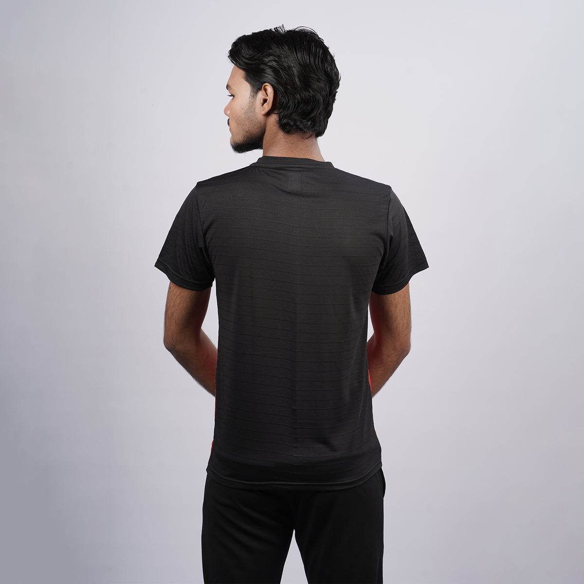 Men Half Sleeve Round Neck Sportswear T-shirt