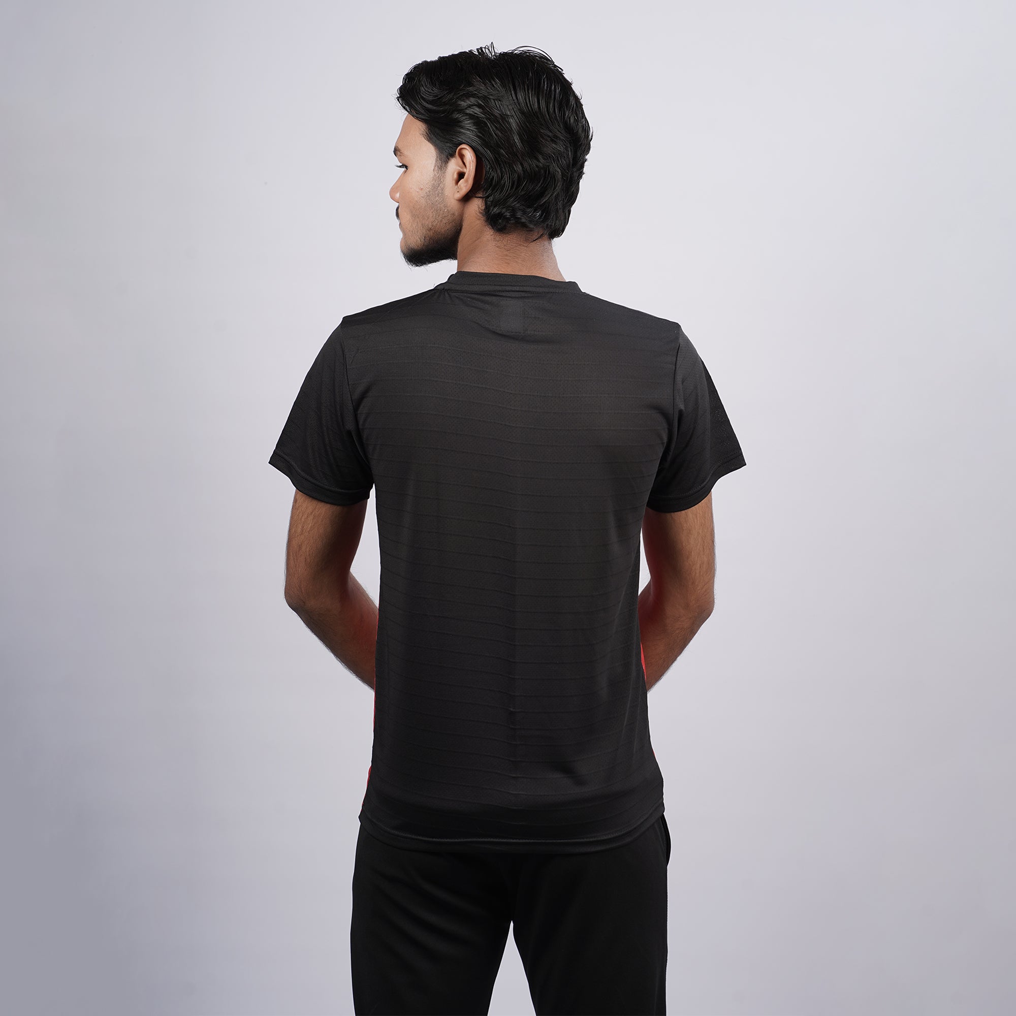 Men Half Sleeve Round Neck Sportswear T-shirt