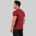 Men Half Sleeve Round Neck Solid T-shirt