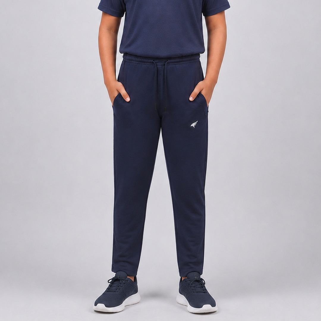 Boys Solid Regular Fit Trackpants