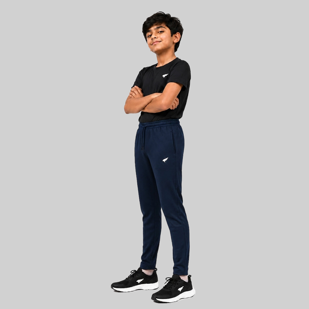 Boys Solid Regular Fit Trackpants