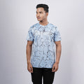 Men Printed Half Sleeve Crew Neckd T-shirt