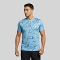 Men Printed Half Sleeve Crew Neck T-shirt