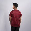 Men Printed Half Sleeve Crew Neckd T-shirt
