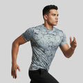 Men Printed Half Sleeve Crew Neck T-shirt