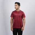 Men Printed Half Sleeve Crew Neckd T-shirt