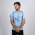 Men Sports Round Neck Printed T-shirt