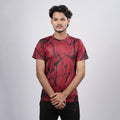 Men Sports Round Neck Printed T-shirt