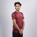 Men Sports Round Neck Printed T-shirt