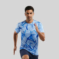 Men Sports Round Neck Printed T-shirt