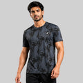 Men Sports Round Neck Agni Printed T-shirt
