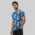 Men Sports Round Neck Agni Printed T-shirt