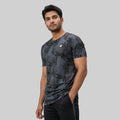 Men Sports Round Neck Agni Printed T-shirt