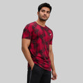 Men Sports Round Neck Agni Printed T-shirt
