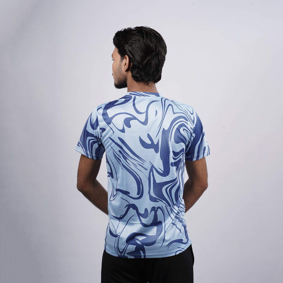 Men gym printed Crew Neck T-shirt