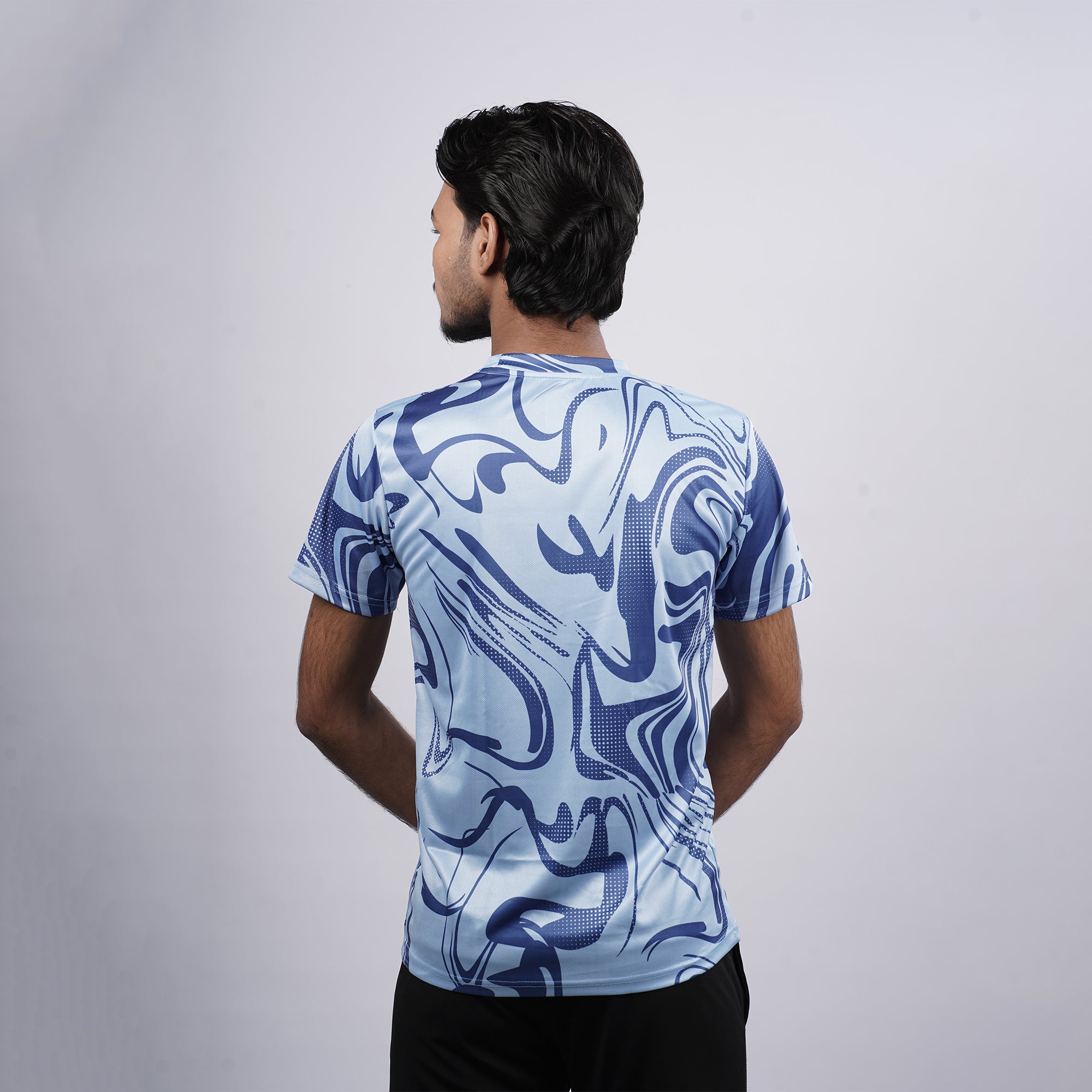 Men gym printed Crew Neck T-shirt