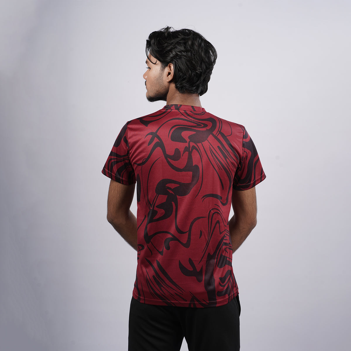 Men gym printed Crew Neck T-shirt