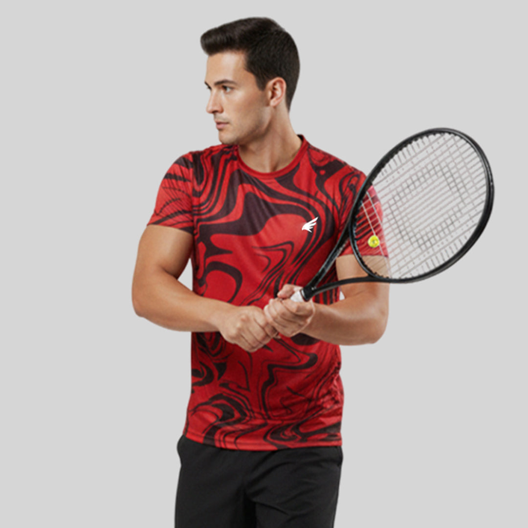 Men gym printed Crew Neck T-shirt