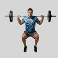Men gym printed Crew Neck T-shirt