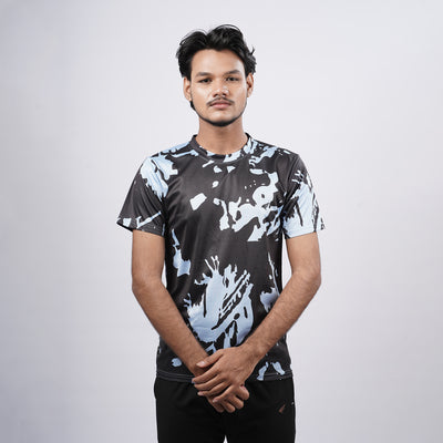 Men camouflage Round Neck Relax Fit T-shirt