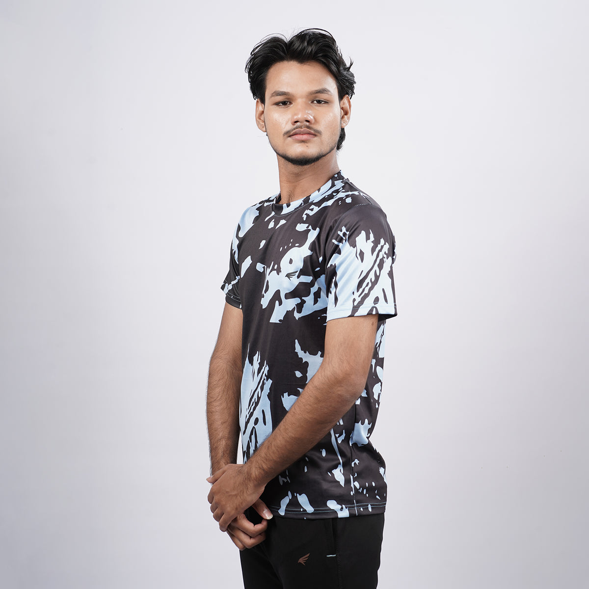 Men camouflage Round Neck Relax Fit T-shirt