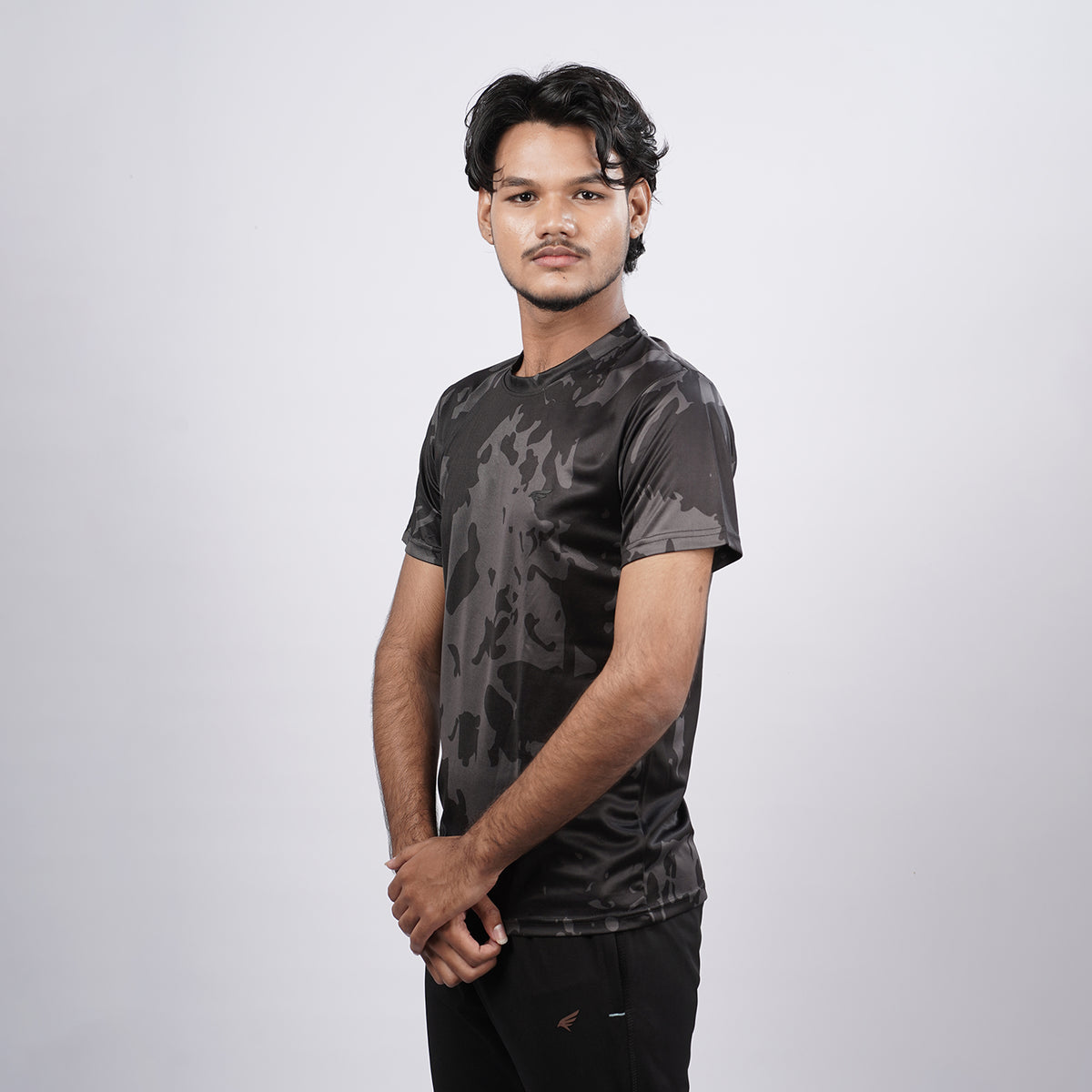 Men camouflage Round Neck Relax Fit T-shirt