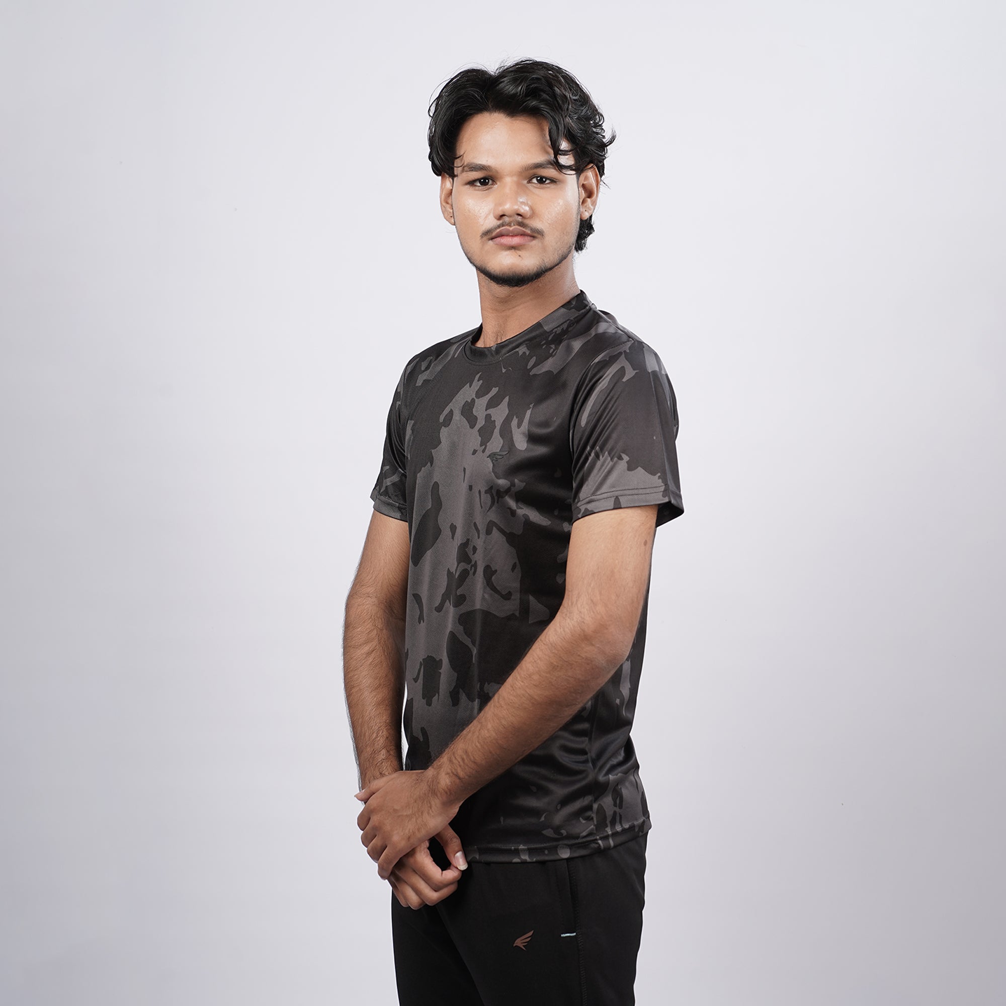 Men camouflage Round Neck Relax Fit T-shirt