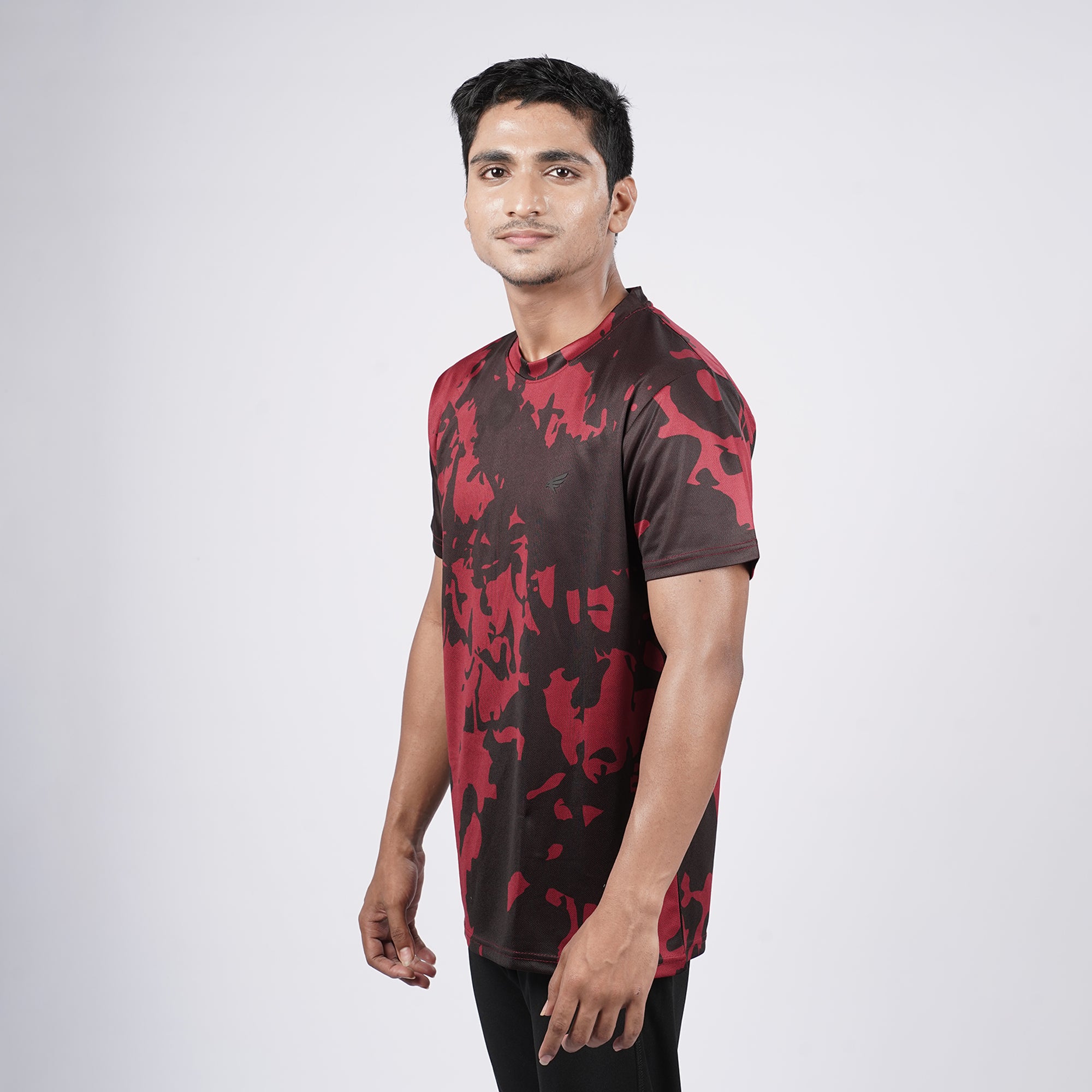Men camouflage Round Neck Relax Fit T-shirt
