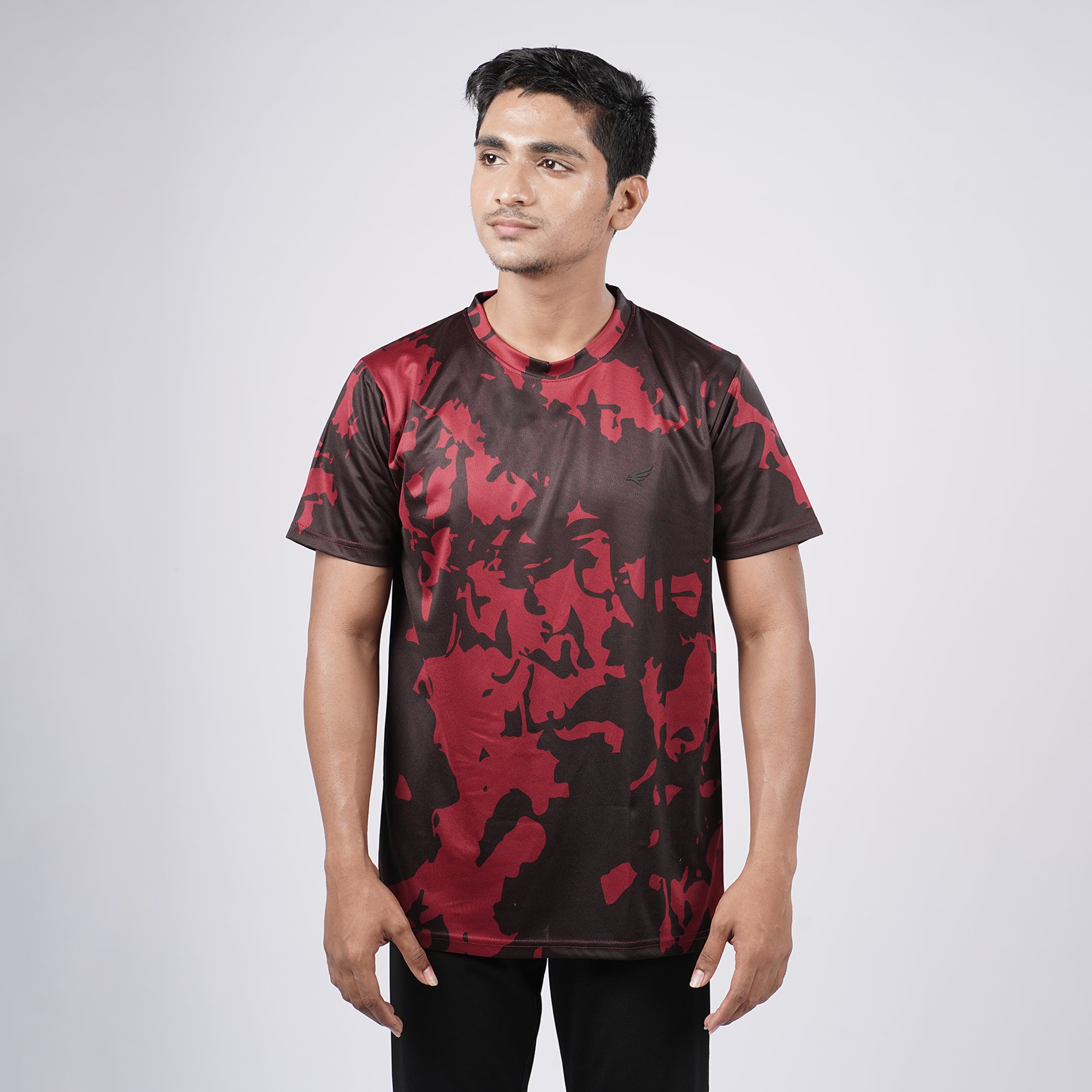 Men camouflage Round Neck Relax Fit T-shirt