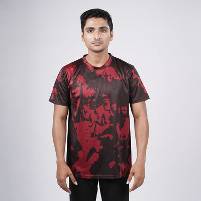 Men camouflage Round Neck Relax Fit T-shirt