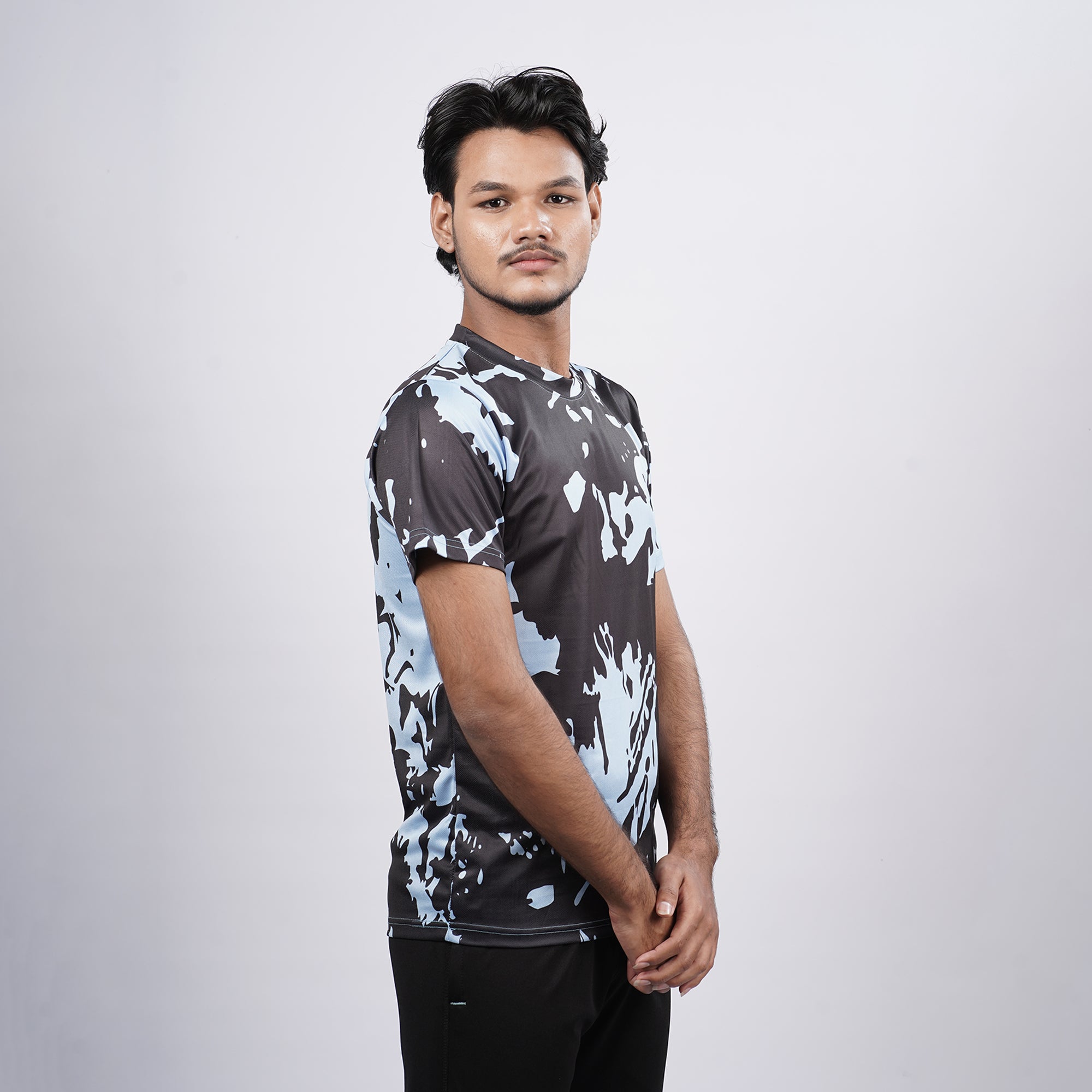 Men camouflage Round Neck Relax Fit T-shirt