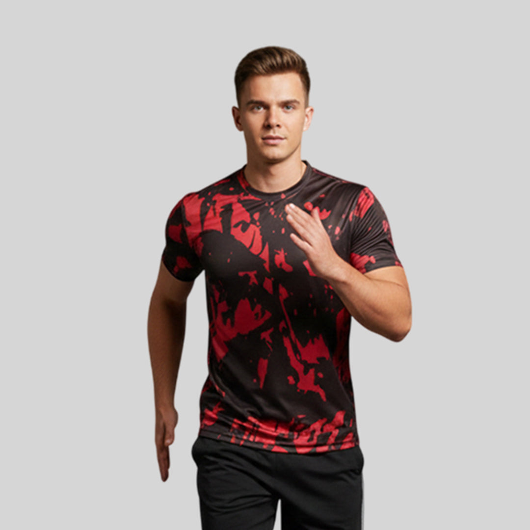 Men camouflage Round Neck Relax Fit T-shirt