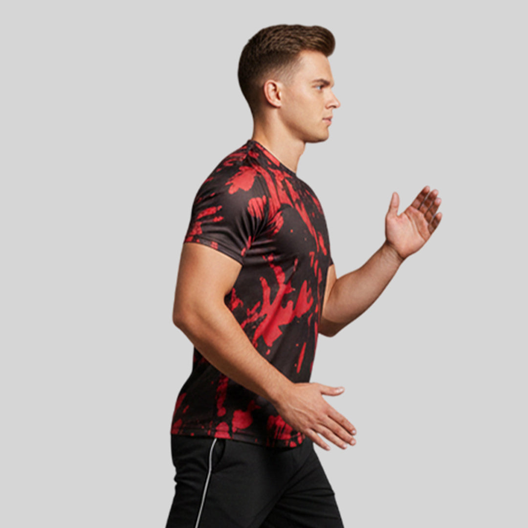 Men camouflage Round Neck Relax Fit T-shirt