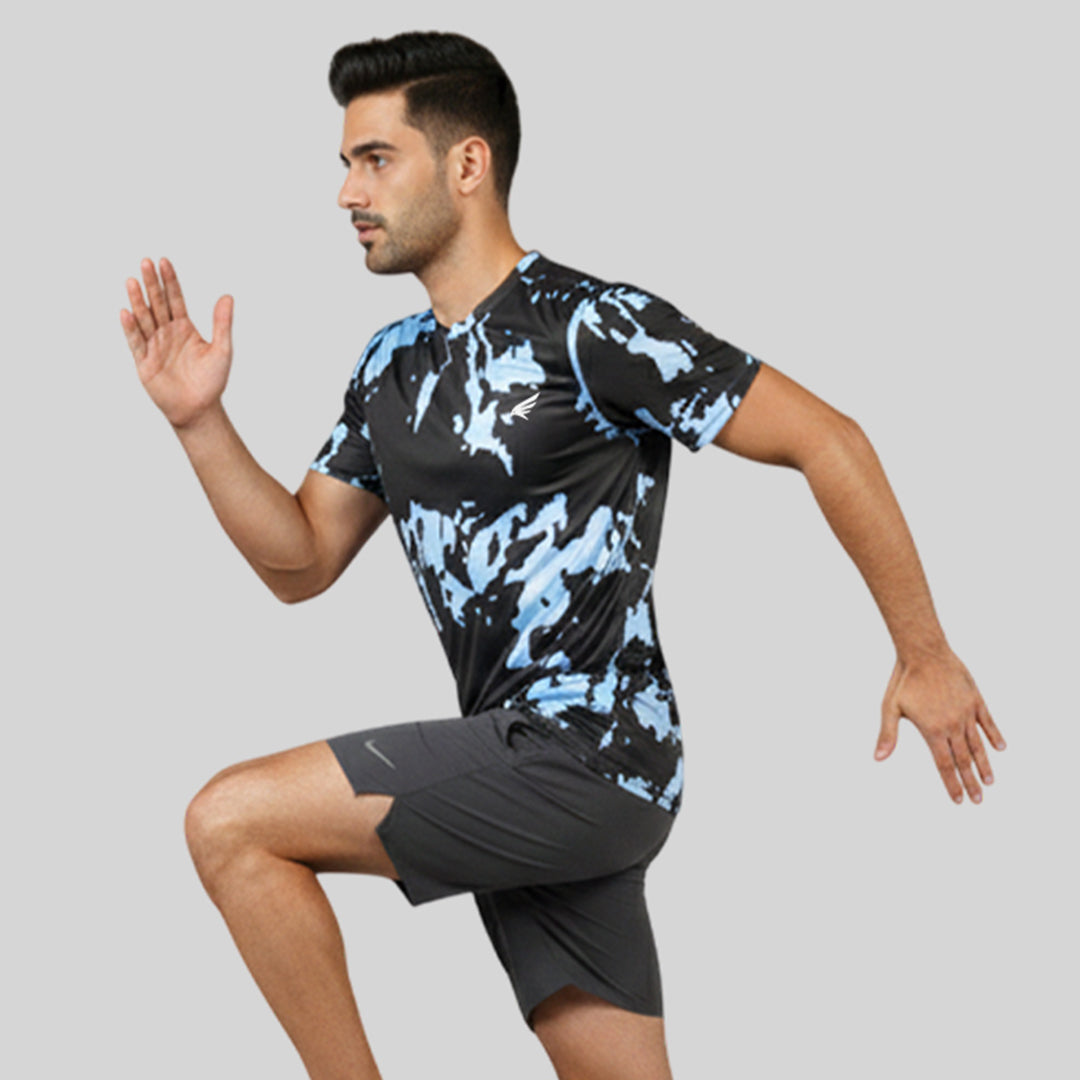 Men camouflage Round Neck Relax Fit T-shirt