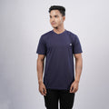 Men Solid Round Neck Half SleeveT-Shirt