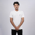 Men Solid Round Neck Half SleeveT-Shirt