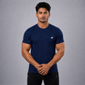 Men Solid Round Neck Half SleeveT-Shirt