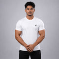 Men Solid Round Neck Half SleeveT-Shirt