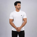 Men Solid Round Neck Half SleeveT-Shirt