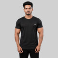 Men Solid Round Neck Half SleeveT-Shirt