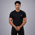 Men Solid Round Neck Half SleeveT-Shirt