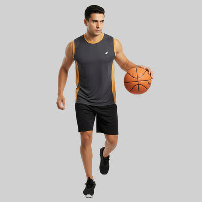 Men Contrast Trim Athletic Muscle Tank InnerWear